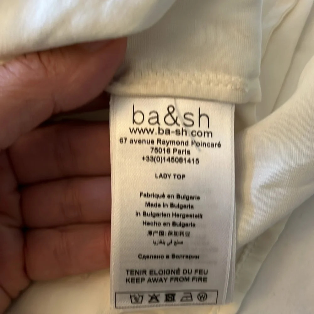 ba&sh Cream Wrap Blouse - Picture 12 of 14